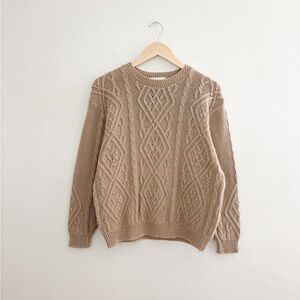 Vintage Talbots Cable Knit Sweater
